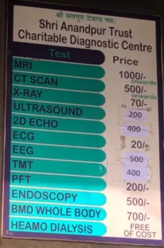 Shri Ananndput Trust Rate Card